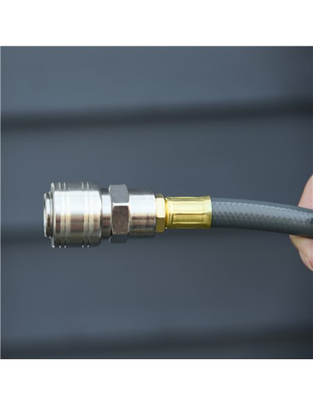 DURHAND Retractable Air Hose Reel 10m+ 90cm Hose Diameter 3/ 8" 9.5mm, Hose Connector 1/ 4" BSP, Wall Mount Auto Rewind Hose- Re - pic 134154 | FastDaddyshop