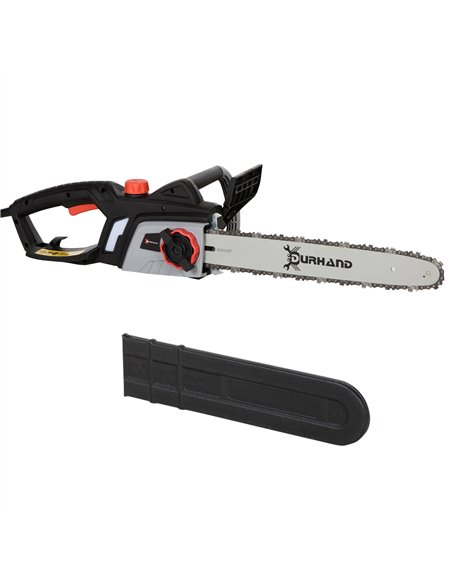 DURHAND 1600W Electric Chainsaw with Double Brake, Tool-Free Chain Tensioning and 40cm Guide Bar and Chain, Power Saw to Cut Woo - pic 134174 | FastDaddyshop