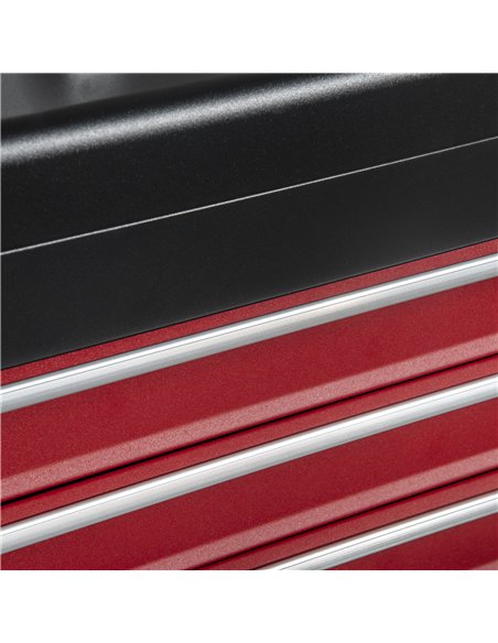 DURHAND 3 Drawer Tool Chest, Lockable Metal Tool Box with Ball Bearing Runners, Portable Toolbox, 510mm x 220mm x 320mm, Black - pic 134199 | FastDaddyshop