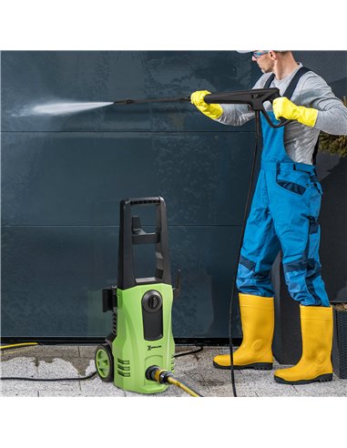 DURHAND 1800W High Pressure Washer, 150 Bar Pressure, 510 L/h Flow, High-Performance Portable Power Washer Jet Wash Cleaner with