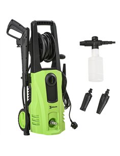 DURHAND 1800W High Pressure Washer, 150 Bar Pressure, 510 L/h Flow, High-Performance Portable Power Jet Wash Cleaner Green
