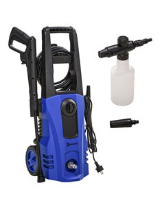 DURHAND High Pressure Washer, 150 Bar Pressure, 510 L/h Flow, 1800W, High-Performance Portable Power Jet Wash Cleaner, Blue