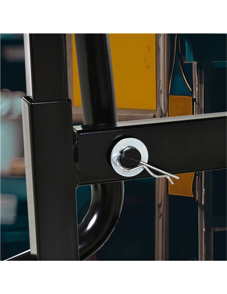 DURHAND Steel Motorbike Jack Lift, 27.5 / 39.5 Hcm - Black - pic 134316 | FastDaddyshop