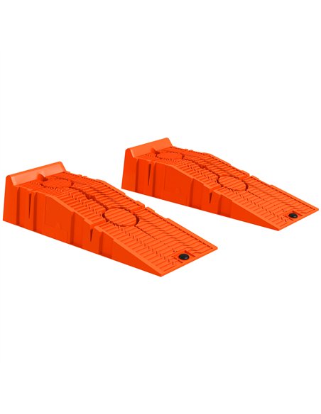 DURHAND 2 Pieces Car Ramps Heavy Duty 5 Ton Motorhome Levelling Ramps, Plastic Garage Workshop Car Lift, Portable Automotive Veh - pic 134318 | FastDaddyshop