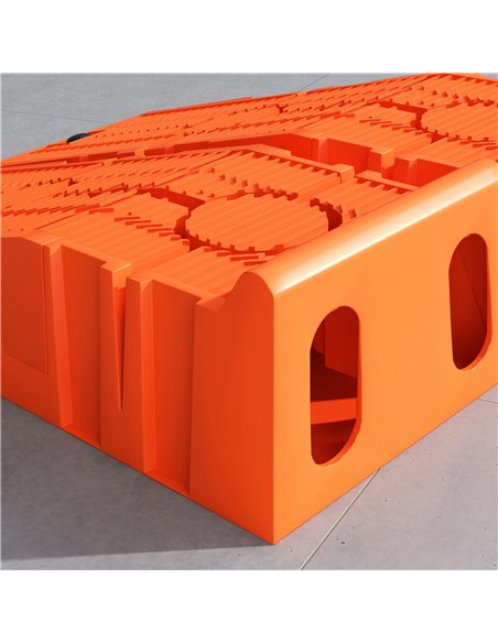 DURHAND 2 Pieces Car Ramps Heavy Duty 5 Ton Motorhome Levelling Ramps, Plastic Garage Workshop Car Lift, Portable Automotive Veh - pic 134324 | FastDaddyshop
