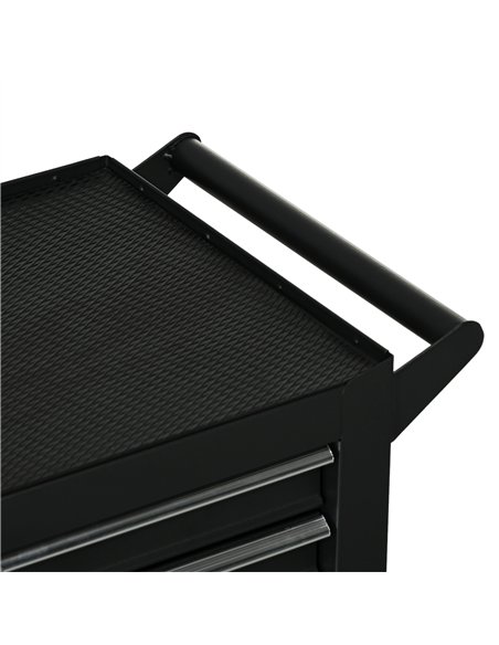 DURHAND 7-Drawer Rolling Tool Chest on Wheels, Lockable Tool Cabinet with Side Handle, Metal Tool Box Trolley for Garage, Worksh - pic 134335 | FastDaddyshop
