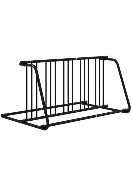 DURHAND Bike Stand, Double-sided Bike Rack for 6 Bicycles, Bike Floor Stand for Kids/Mountain/Road Bikes, Garage Indoor Outdoor  - pic 134336 | FastDaddyshop
