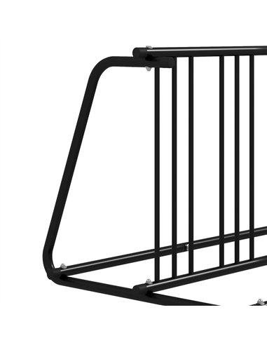 DURHAND Bike Stand, Double-sided Bike Rack for 6 Bicycles, Bike Floor Stand for Kids/Mountain/Road Bikes, Garage Indoor Outdoor 