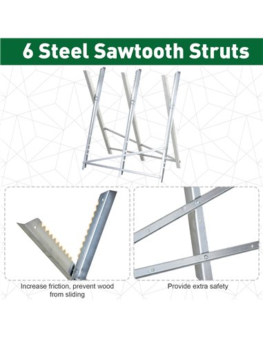 DURHAND Portable Sawhorse Heavy Duty Steel Adjustable Work Support, Foldable Sawhorse Stand 100 kg Weight Capacity, Silver Tone