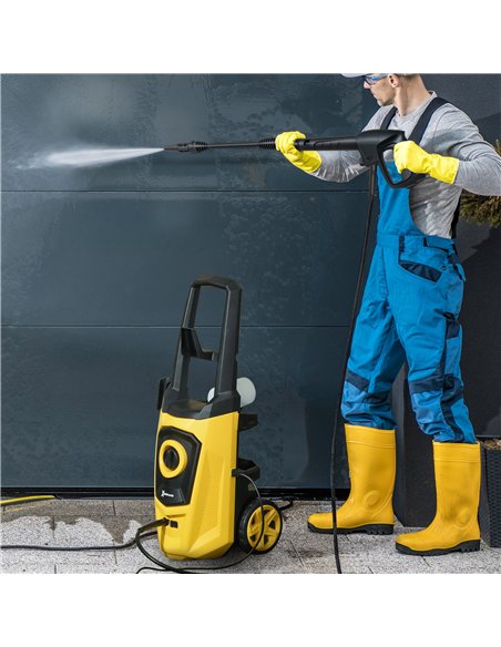 DURHAND 1800W High Pressure Washer, 150 Bar Pressure, 510 L/h Flow, High-Performance Portable Power Washer Jet Wash Cleaner with - pic 134382 | FastDaddyshop