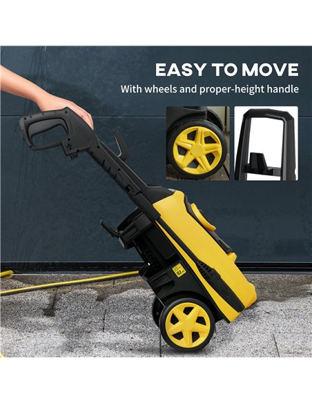 DURHAND 1800W High Pressure Washer, 150 Bar Pressure, 510 L/h Flow, High-Performance Portable Power Washer Jet Wash Cleaner with - pic 134388 | FastDaddyshop