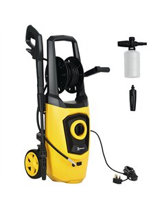 DURHAND 1800W High Pressure Washer, 150 Bar Pressure, 510 L/h Flow, High-Performance Portable Power Washer Jet Wash Cleaner with