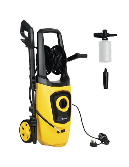 DURHAND 1800W High Pressure Washer, 150 Bar Pressure, 510 L/h Flow, High-Performance Portable Power Washer Jet Wash Cleaner with - pic 134390 | FastDaddyshop
