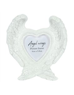 Glitter Angel Wing Photo Frame
