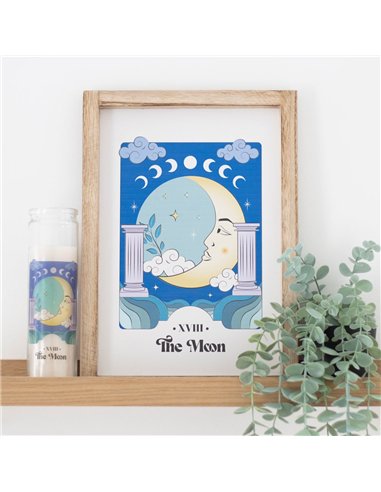 The Moon Celestial Framed Wall Print