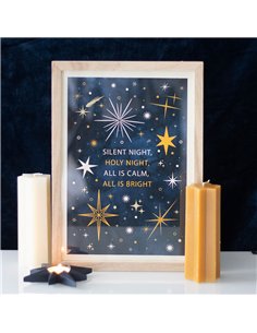 Silent Night Framed Wall Art Print NT_26826 2