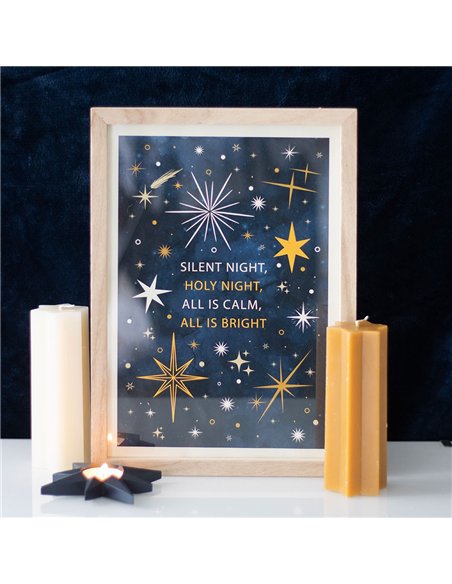 Silent Night Framed Wall Art Print - pic 134427 | FastDaddyshop