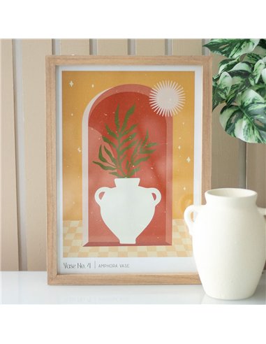 Vase No.4 Framed Wall Art Print