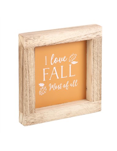 Autumn Charm Wooden Frame Sign AL_66224