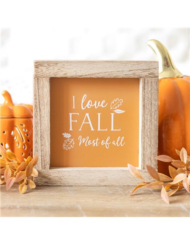 Autumn Charm Wooden Frame Sign AL_66224
