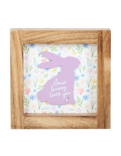 Whimsical Bunny Love Frame Sign BU_44225