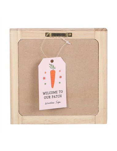 Welcome to Our Patch Wooden Frame Sign CT_38325