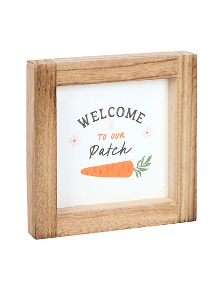 Welcome to Our Patch Wooden Frame Sign CT_38325 - pic 134480 | FastDaddyshop