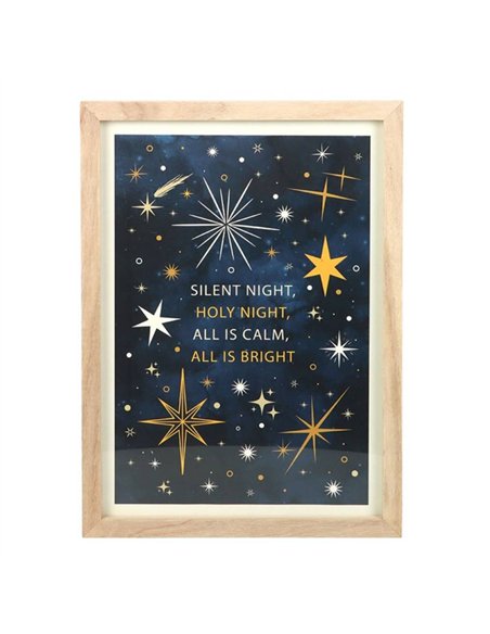 Silent Night Framed Wall Art Print NT_26826 - pic 134503 | FastDaddyshop