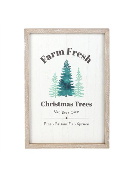 Farm Fresh Christmas Trees Framed Wall Art Print WO_17526 - pic 134512 | FastDaddyshop