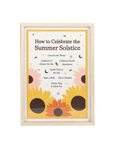 How to Celebrate the Summer Solstice Framed Wall Art Print SU_85025