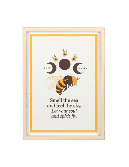 Summer Solstice Bee Framed Wall Art Print SU_84925 - pic 134533 | FastDaddyshop