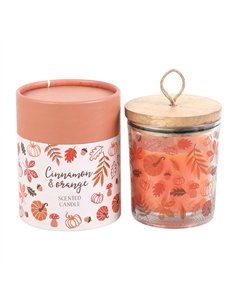 Autumn Leaves Cinnamon & Orange Candle AL_65124