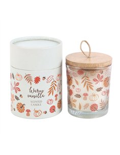 Autumn Leaves Warm Vanilla Candle AL_65224