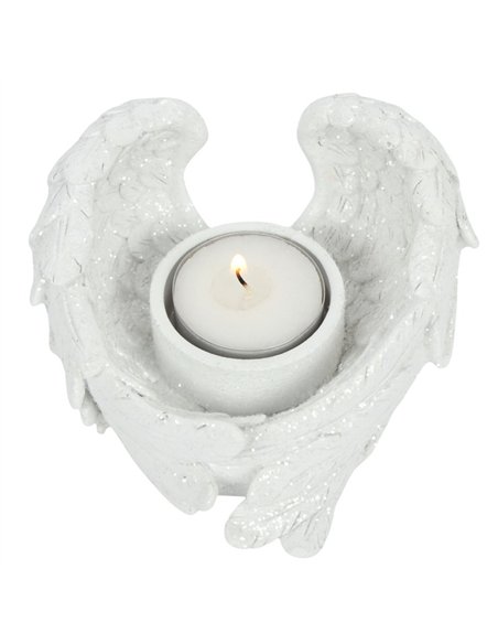 Glitter Angel Wing Candle Holder AO_30827 - pic 134548 | FastDaddyshop