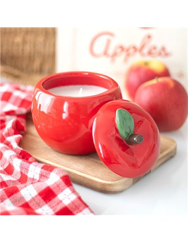 Apple Shaped Candle Jar AP_93825