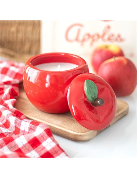 Apple Shaped Candle Jar AP_93825 - pic 134549 | FastDaddyshop