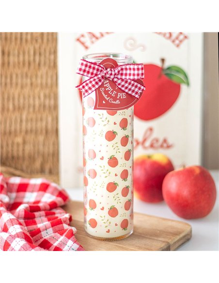Apple Print Apple Pie Tube Candle AP_94025 - pic 134551 | FastDaddyshop