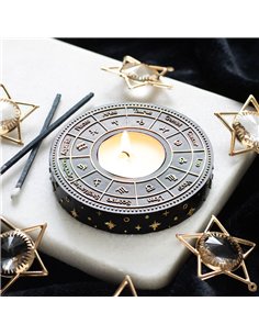 Astrology Wheel Tealight Candle Holder AW_80324 2