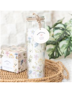 Floral Print Wildflower Tube Candle BL_27025 2