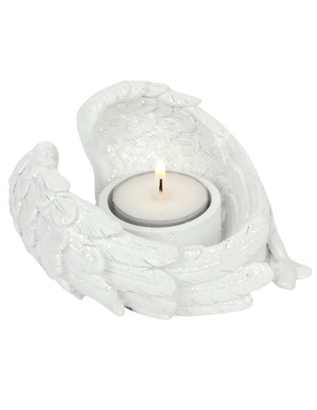 Glitter Angel Wing Candle Holder AO_30827 - pic 134619 | FastDaddyshop