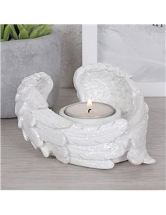 Glitter Angel Wing Candle Holder AO_30827 2