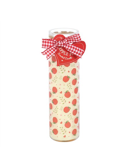 Apple Print Apple Pie Tube Candle AP_94025 - pic 134633 | FastDaddyshop