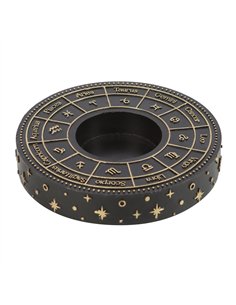 Astrology Wheel Tealight Candle Holder AW_80324