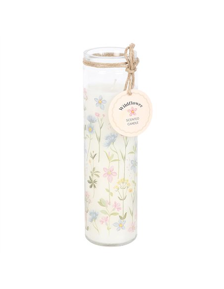 Floral Print Wildflower Tube Candle BL_27025 - pic 134661 | FastDaddyshop