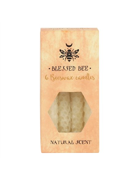 Set of 6 Cream Beeswax Spell Candles BW_48338 - pic 134677 | FastDaddyshop