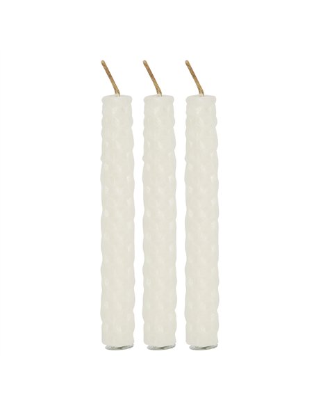 Set of 6 Cream Beeswax Spell Candles BW_48338 - pic 134681 | FastDaddyshop