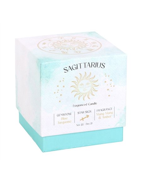 Sagittarius Ylang Ylang & Amber Gemstone Zodiac Candle CE_85923 - pic 134710 | FastDaddyshop