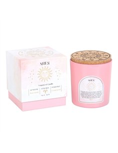 Aries Cedarwood Gemstone Zodiac Candle CE_86623