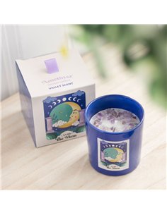 The Moon Amethyst Crystal Chip Candle CS_27124 2