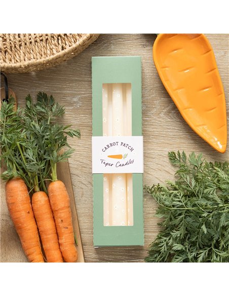 Set of 3 Carrot Patch Daisy Taper Candles CT_37925 - pic 134747 | FastDaddyshop